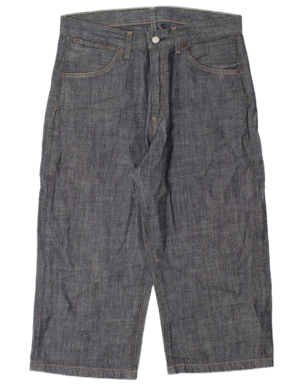 LEVI'S Mens Capri Jeans W32 L20  Navy Blue