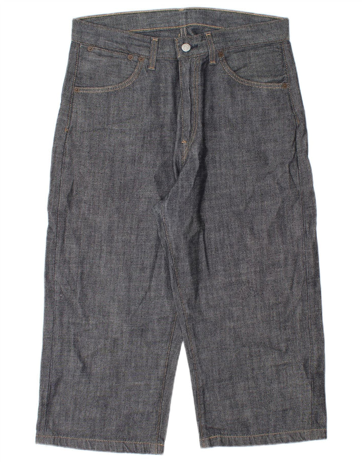 LEVI'S Mens Capri Jeans W32 L20  Navy Blue