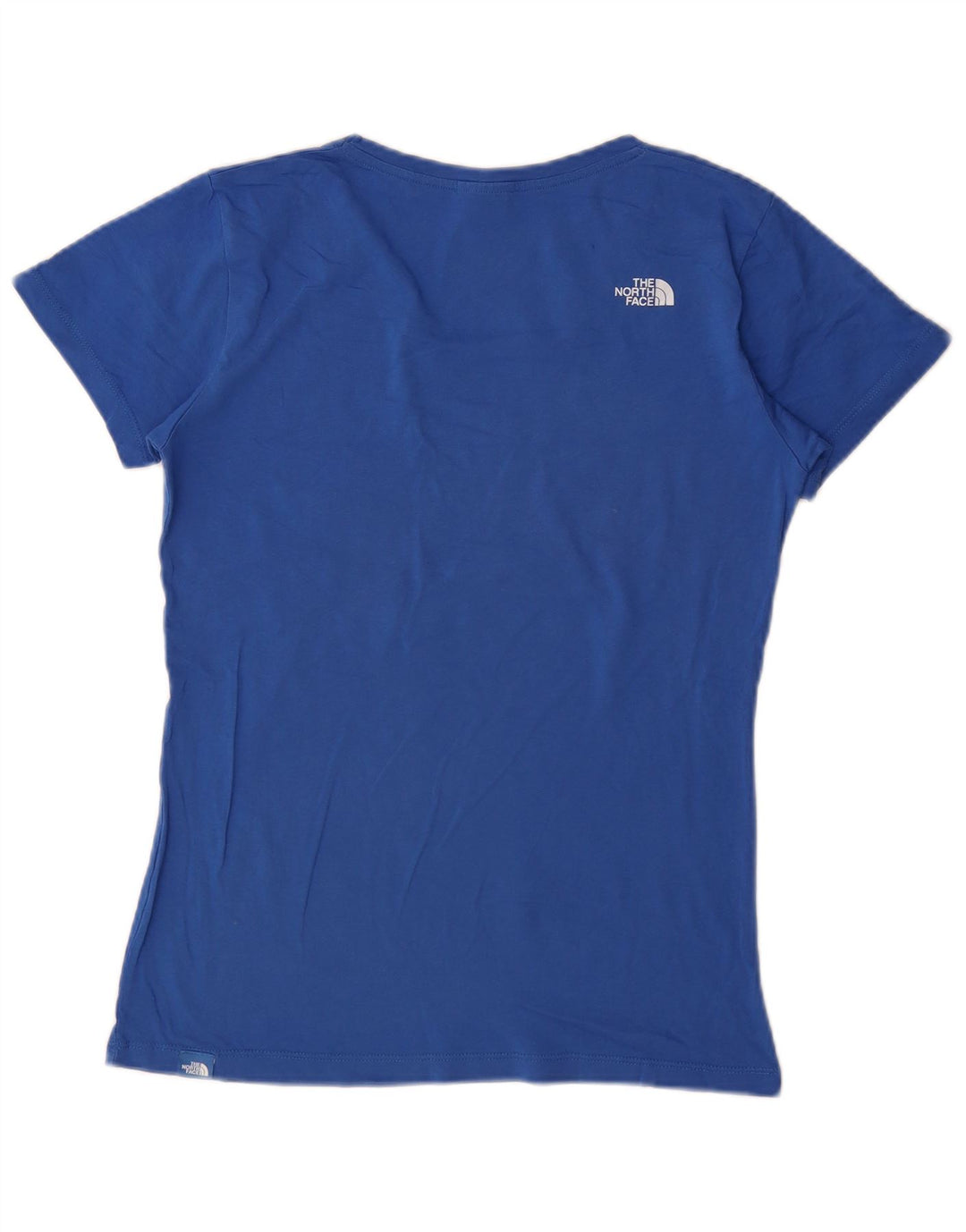 The North Face Womens Graphic T-Shirt Top UK 14 Medium Blue