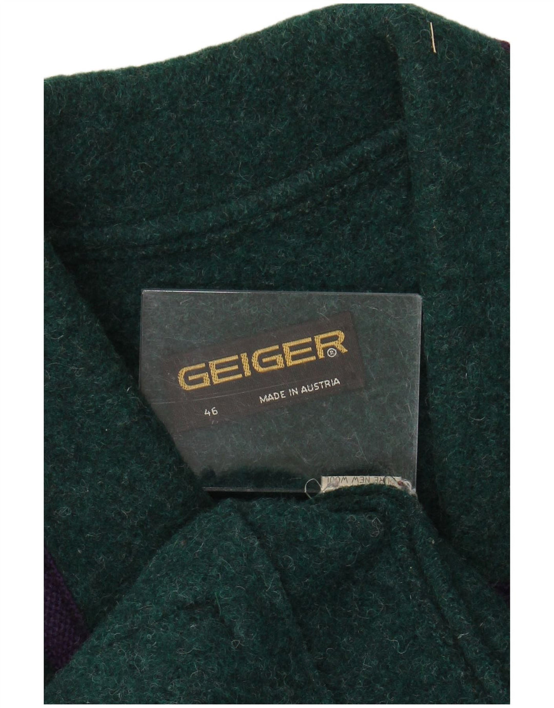 Geiger Womens 3 Button Blazer Jacket EU 46 XL Green Wool