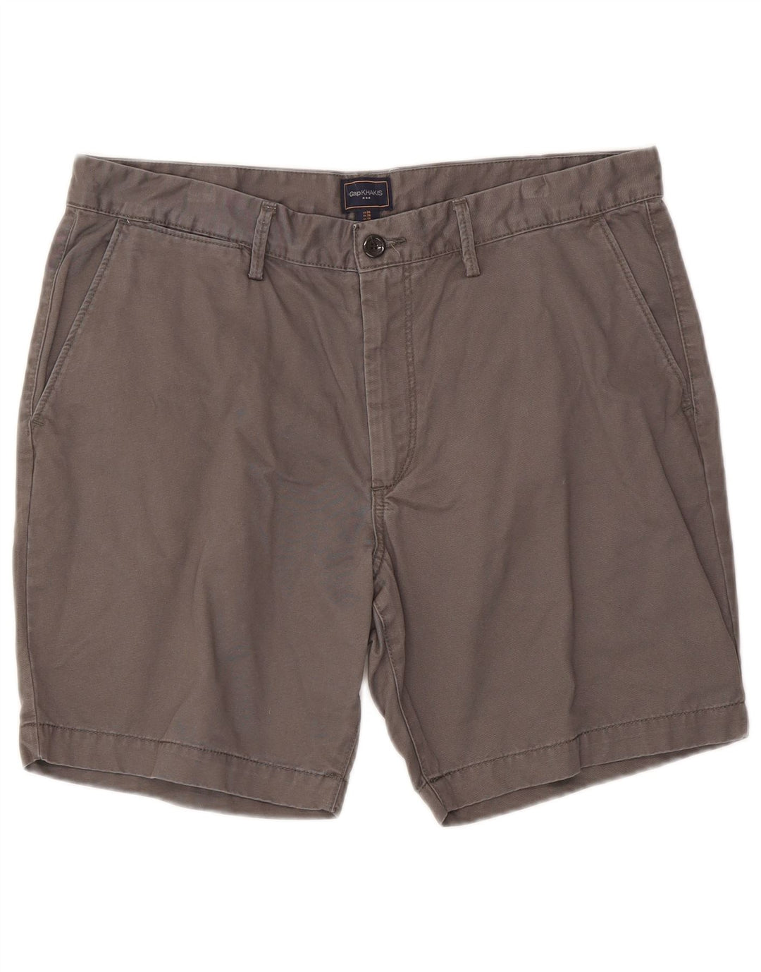 Gap Mens Khakis Chino Shorts W36 Large Grey Cotton