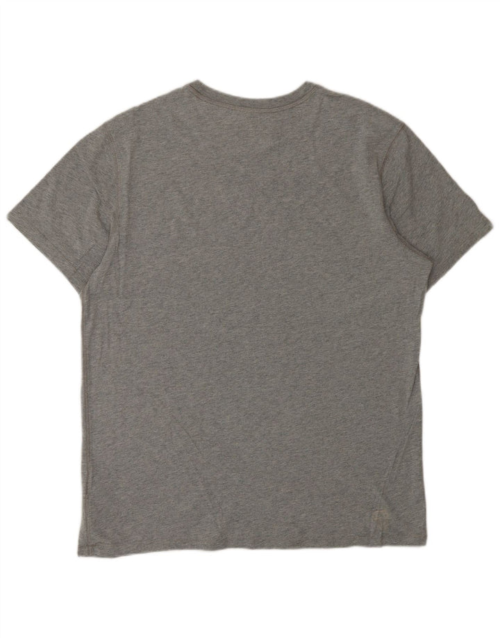 TIMBERLAND Mens Regular Fit Graphic T-Shirt Top Medium Grey Cotton