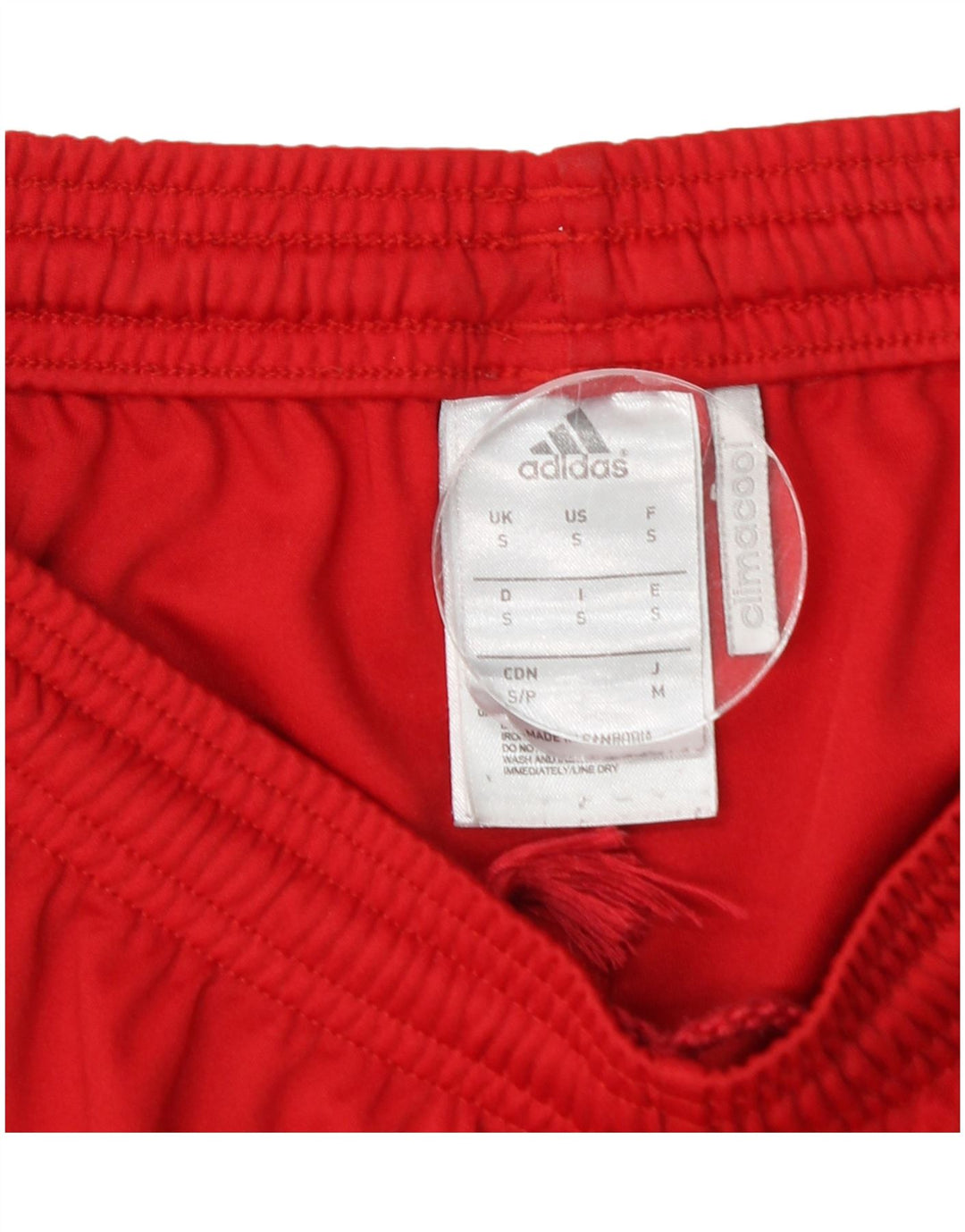 ADIDAS Mens Climacool Sport Shorts Small Red Colourblock Polyester