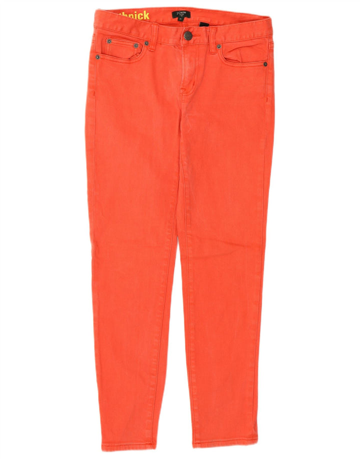J. Crew Womens Stretch Skinny Jeans W27 L27 Orange