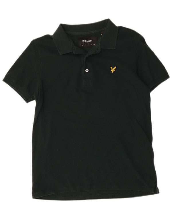 Lyle & Scott Mens Polo Shirt XS Green Cotton