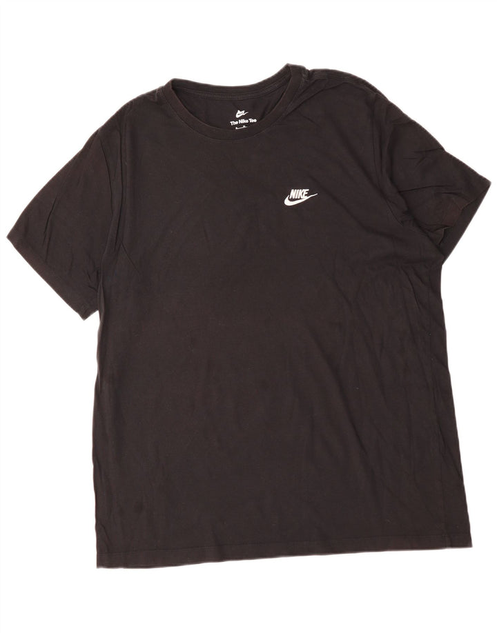 Nike Mens T-Shirt Top XL Black Cotton