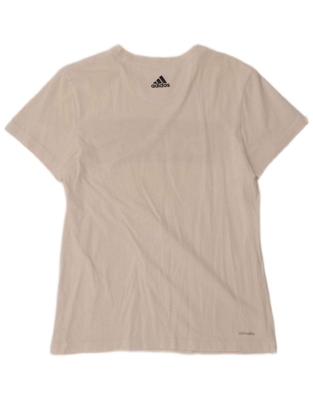 ADIDAS Mens Climalite Graphic T-Shirt Top Medium White
