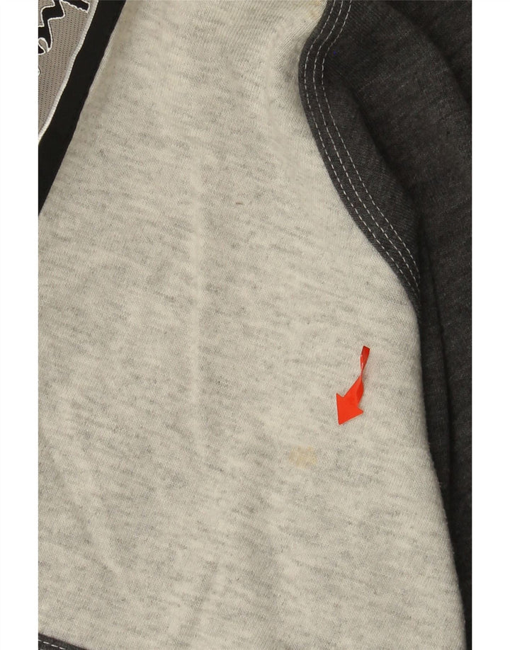 Champion Mens USA Tracksuit Top Jacket Medium Grey Colourblock Cotton