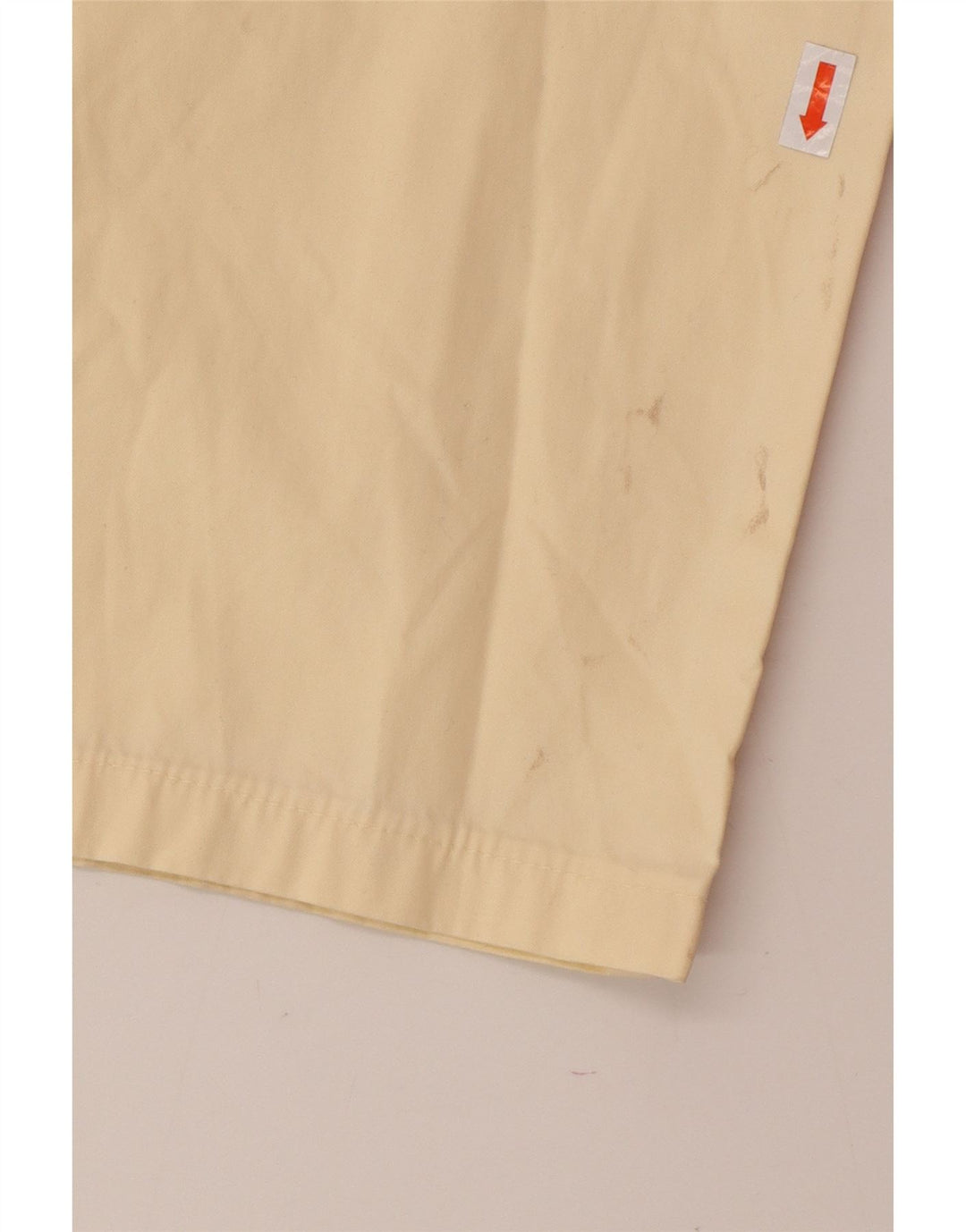 HUGO BOSS Mens Arkansas Straight Casual Trousers W36 L34 Off White Cotton