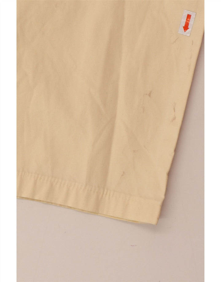 HUGO BOSS Mens Arkansas Straight Casual Trousers W36 L34 Off White Cotton