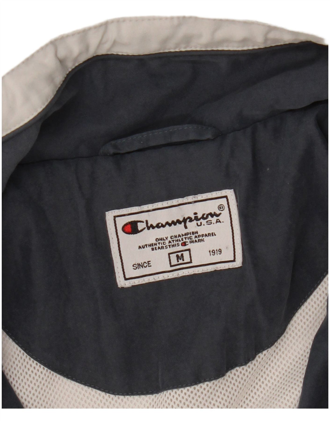 Champion Mens Tracksuit Top Jacket Medium Grey