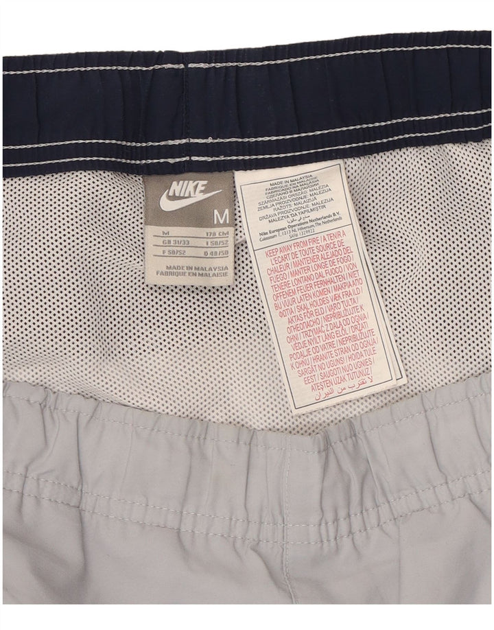 NIKE Mens Sport Shorts Medium Grey Colourblock Polyester