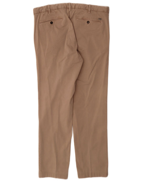 Henry Cottons Mens Slim Fit Chino Trousers W34 L31 Beige Cotton