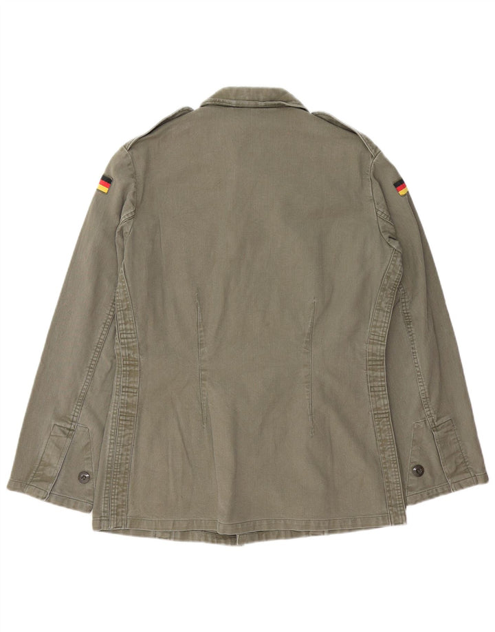 Vintage Mens Military Jacket UK 38 Medium Khaki
