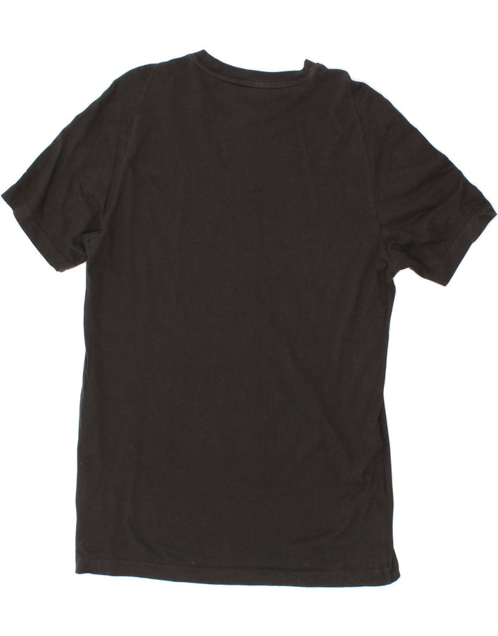 ADIDAS Mens T-Shirt Top Medium Black Cotton Vintage Adidas and Second-Hand Adidas from Messina Hembry 
