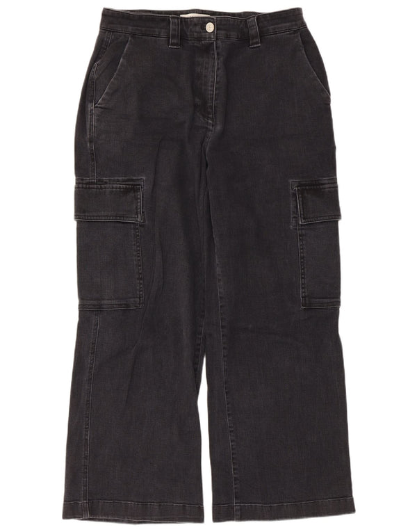 Marks & Spencer Womens Autograph Loose Jeans UK 14 Large W32 L27 Black