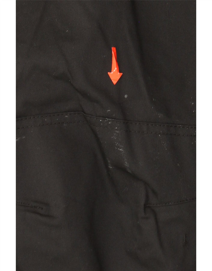 Dickies Mens Straight Cargo Trousers W38 L28 Black Polyester