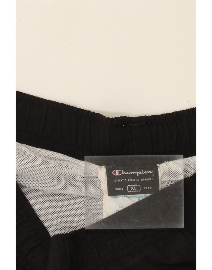 CHAMPION Mens Swimming Shorts XL  Black Polyester