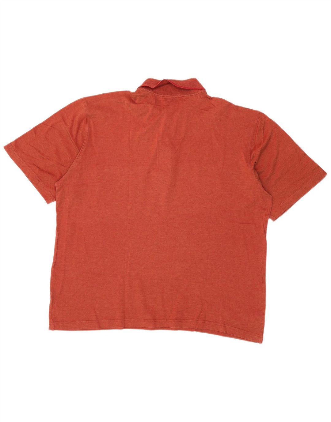 Pierre Cardin Mens Polo Shirt IT 52 Large Orange Cotton