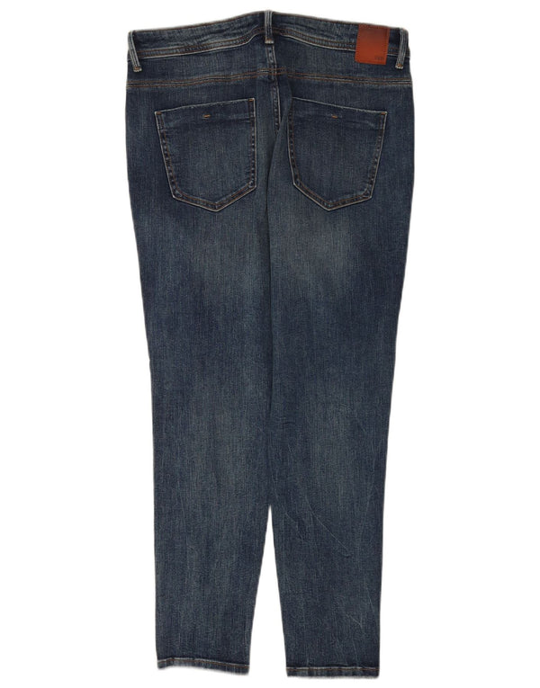 Zara Womens Distressed Skinny Jeans EU 40 Medium W30 L26 Blue Cotton