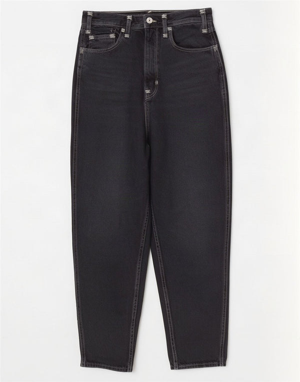Levi's Womens RED High Waist Loose Jeans W27 L29 Navy Blue Cotton