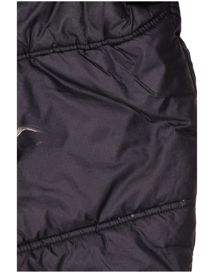 REEBOK Boys Loose Fit Padded Jacket 11-12 Years Navy Blue Nylon