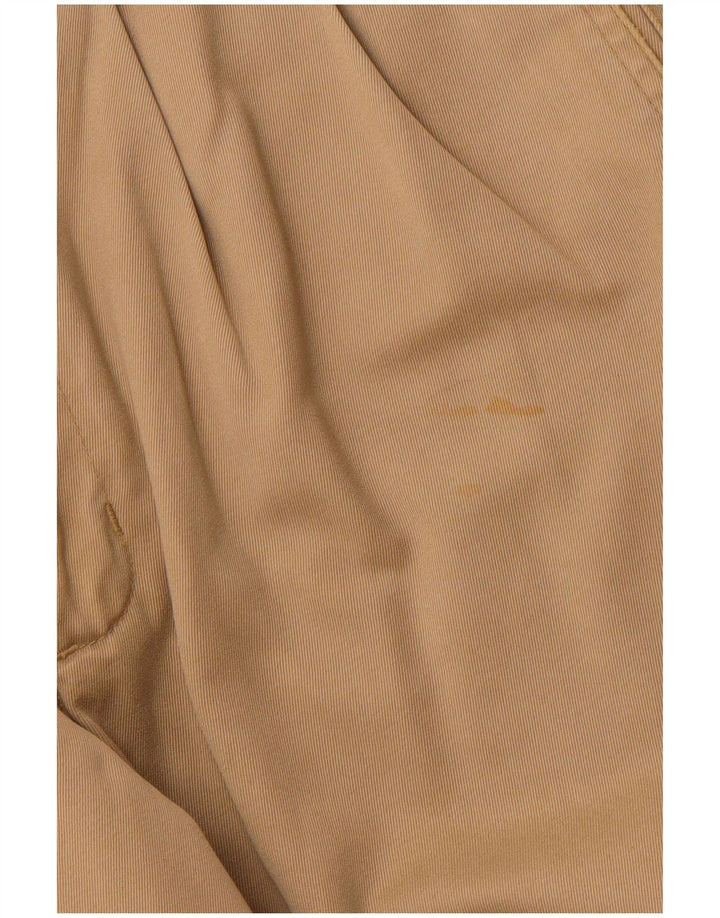 DOCKERS Mens Khakis Pegged Chino Trousers W30 L32 Beige Cotton