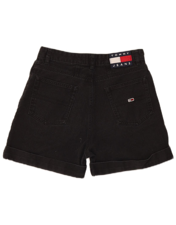 Tommy Hilfiger Womens Denim Shorts W28 Medium  Black