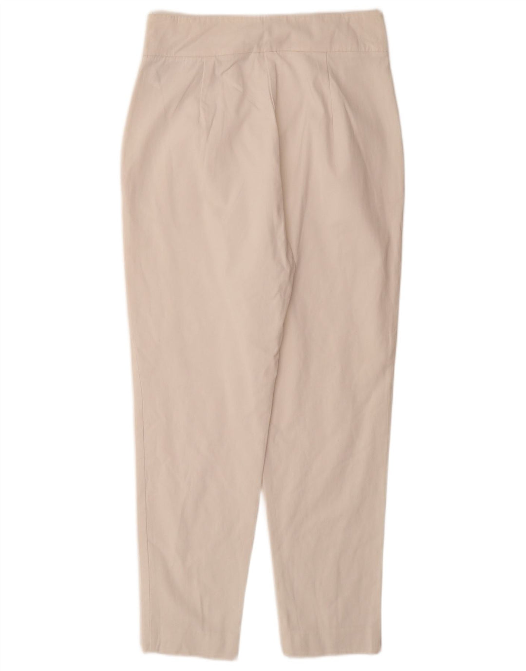 LIU JO Womens Tapered Cropped Trousers IT 40 Small W28 L25 White Viscose