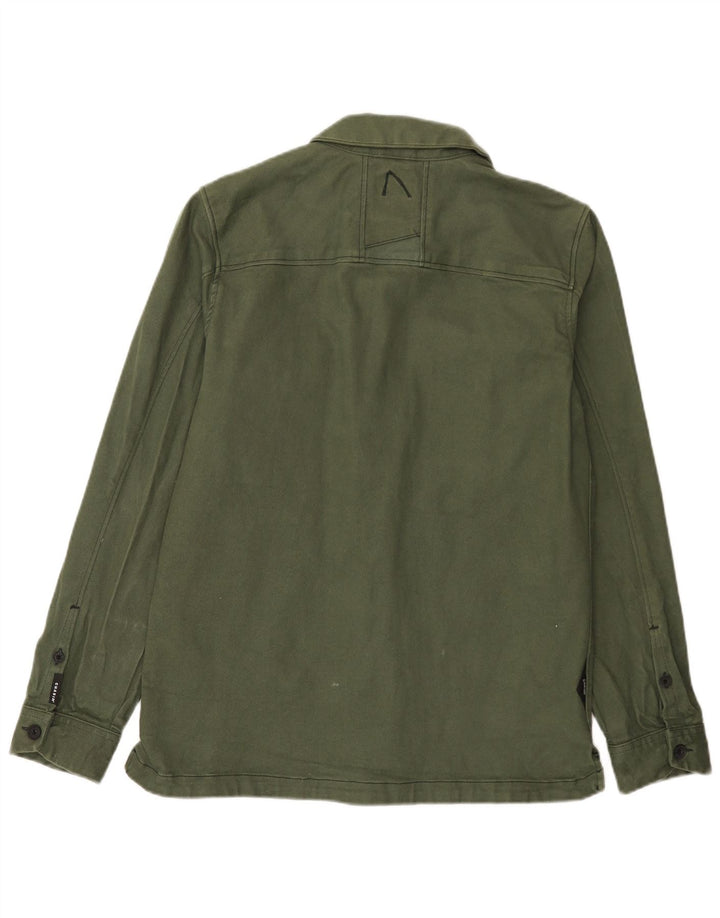 Chasin Mens Shirt Large Green Cotton