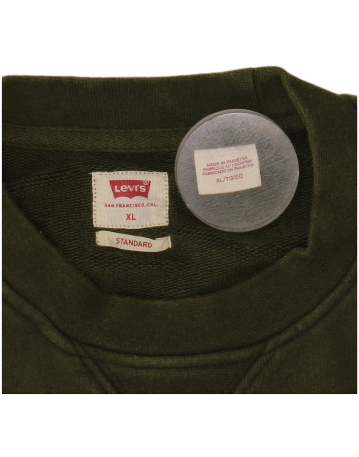 Levi's Mens Standard Sweatshirt Jumper XL Khaki