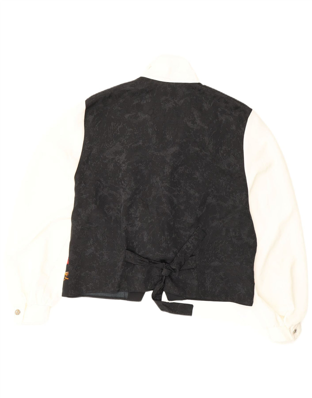 YESSICA Womens Graphic Shirt Blouse EU 42 Large Black Colourblock