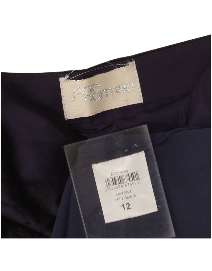 JANE NORMAN Womens Strapless Bodycon Dress UK 12 Medium Purple Floral