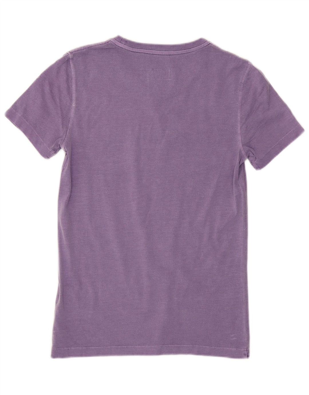 DIESEL Womens Graphic T-Shirt Top UK 10 Small Purple Cotton