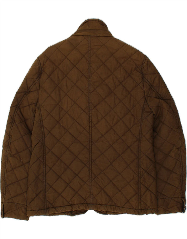 ALL SAINTS Womens Quilted Jacket UK 18 XL Brown Vintage All Saints and Second-Hand All Saints from Messina Hembry 