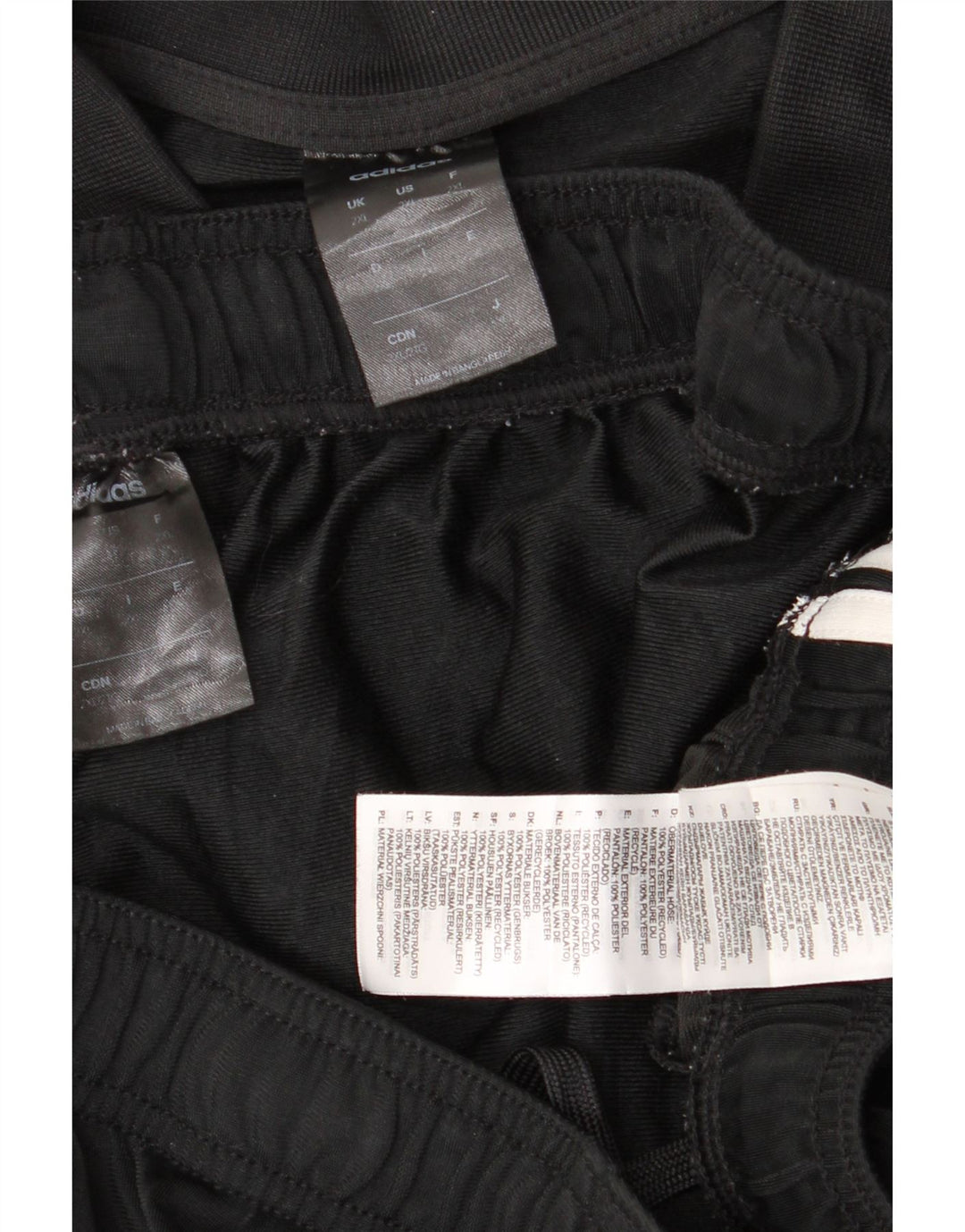 Adidas Mens Full Tracksuit 2XL  Black Polyester