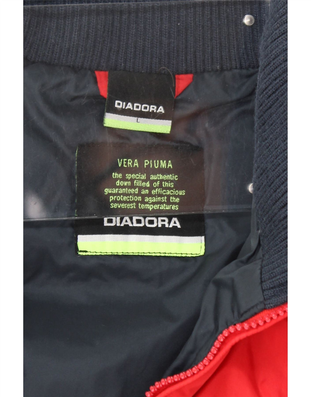 DIADORA Girls Padded Jacket 9-10 Years Large Red Polyamide Vintage Diadora and Second-Hand Diadora from Messina Hembry 