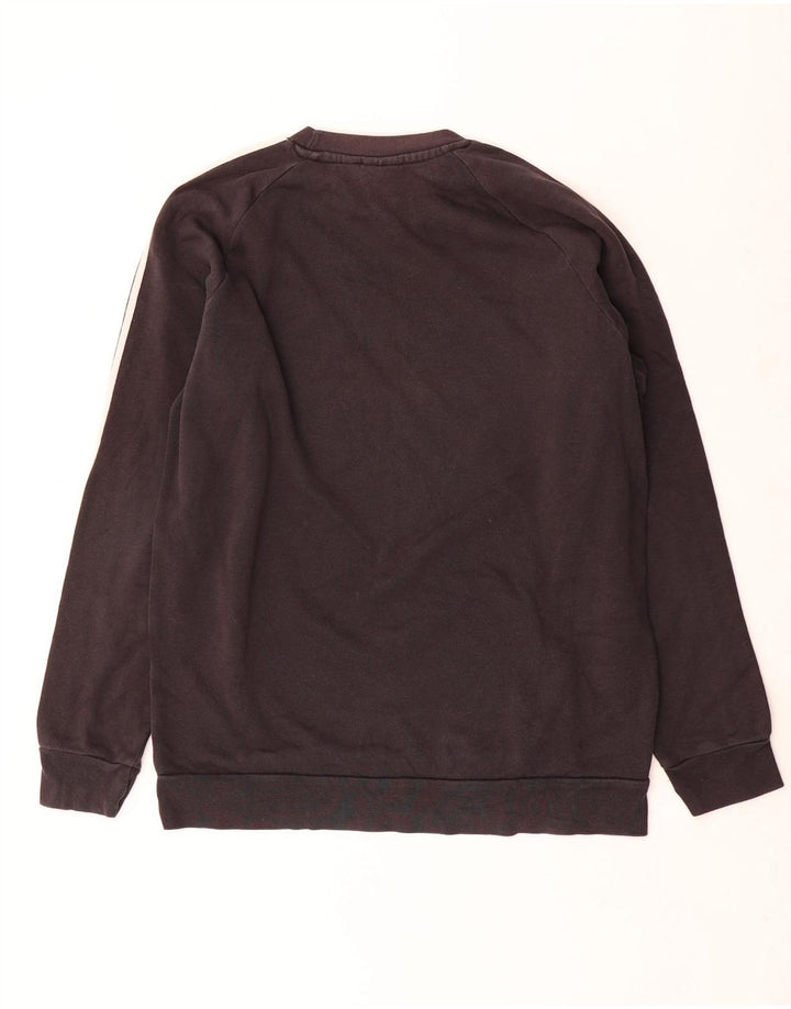 Adidas Mens Sweatshirt Jumper Medium Black Cotton