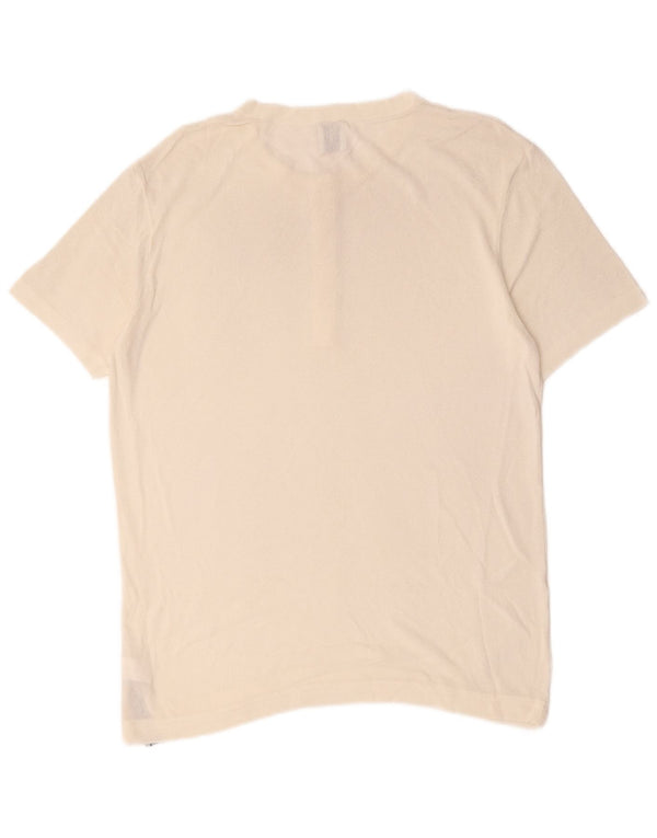Zara Mens T-Shirt Top Large White Viscose
