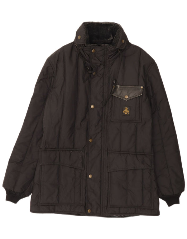 Refrigiwear Mens Cruz Padded Jacket UK 42 XL Black Polyamide