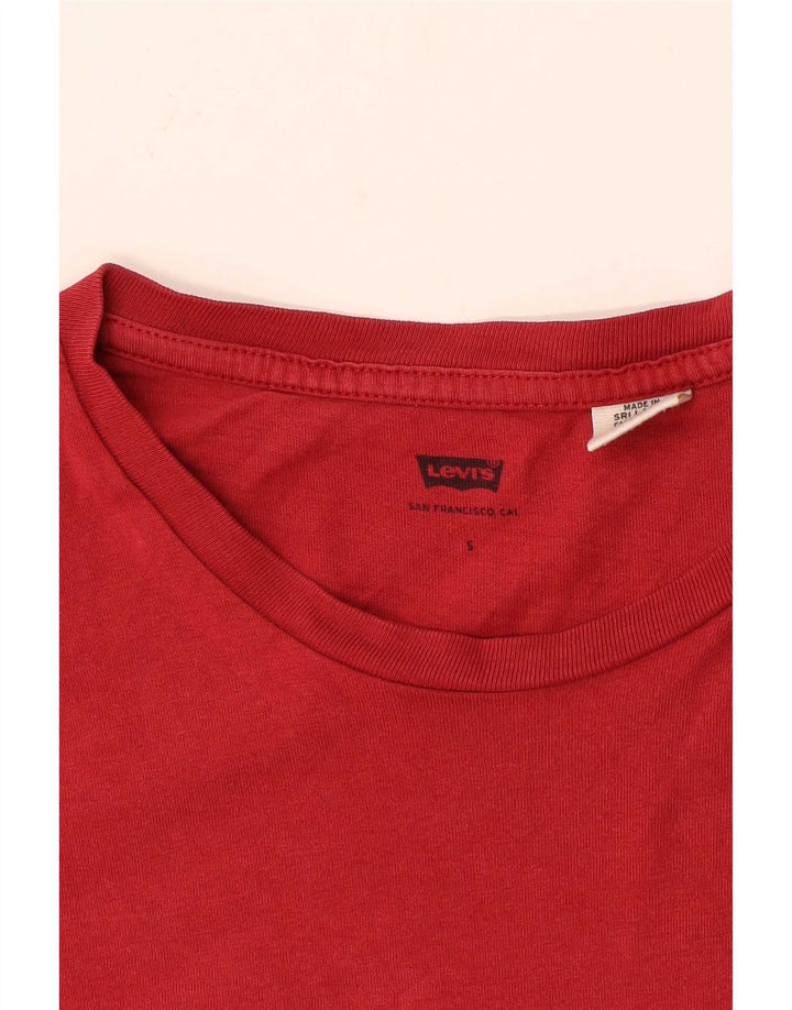 Levi's Mens T-Shirt Top Small Red