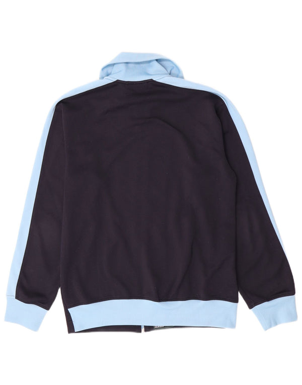 Puma Mens Tracksuit Top Jacket Medium Navy Blue Colourblock Polyester