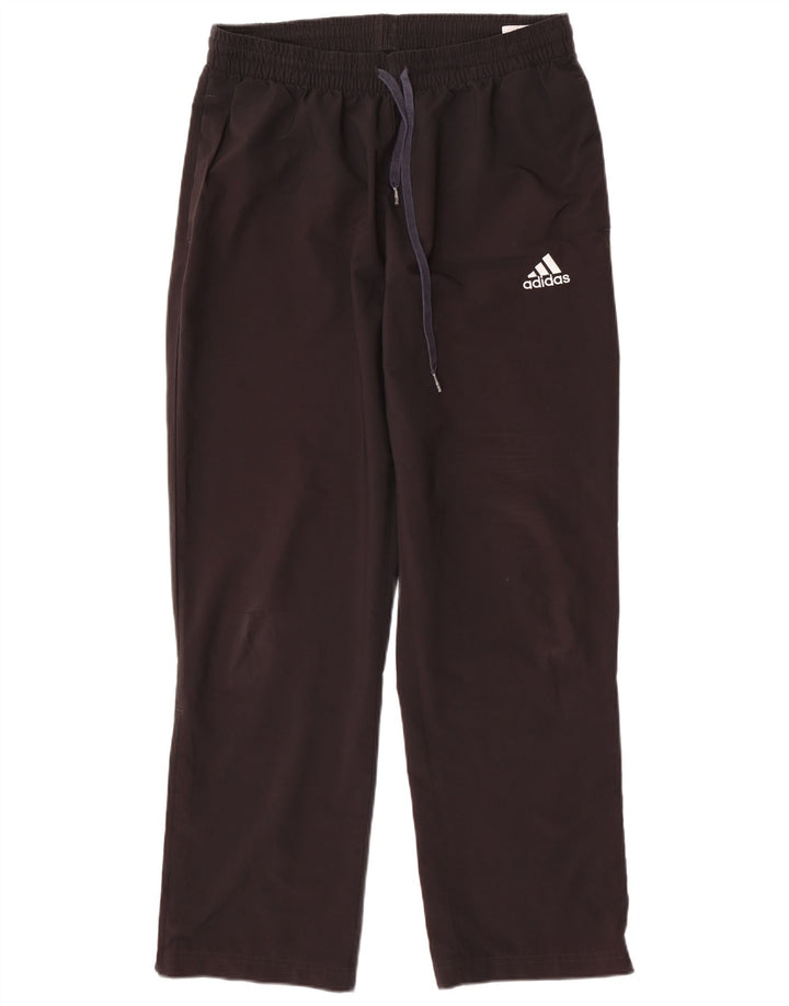 ADIDAS Mens Tracksuit Trousers Large Black Polyester