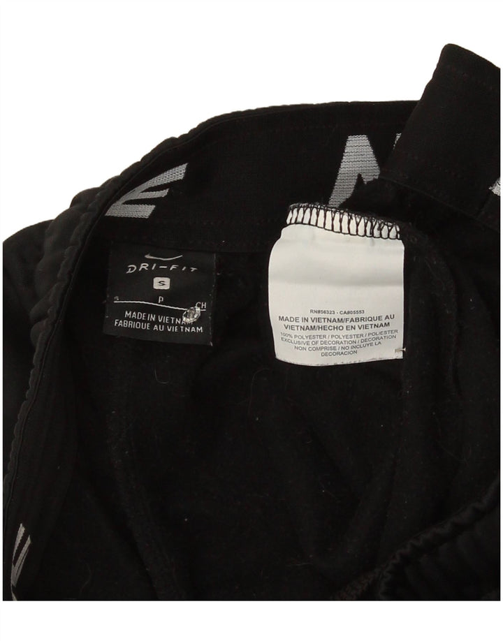 Nike Mens Dri Fit Tracksuit Trousers Small  Black Polyester