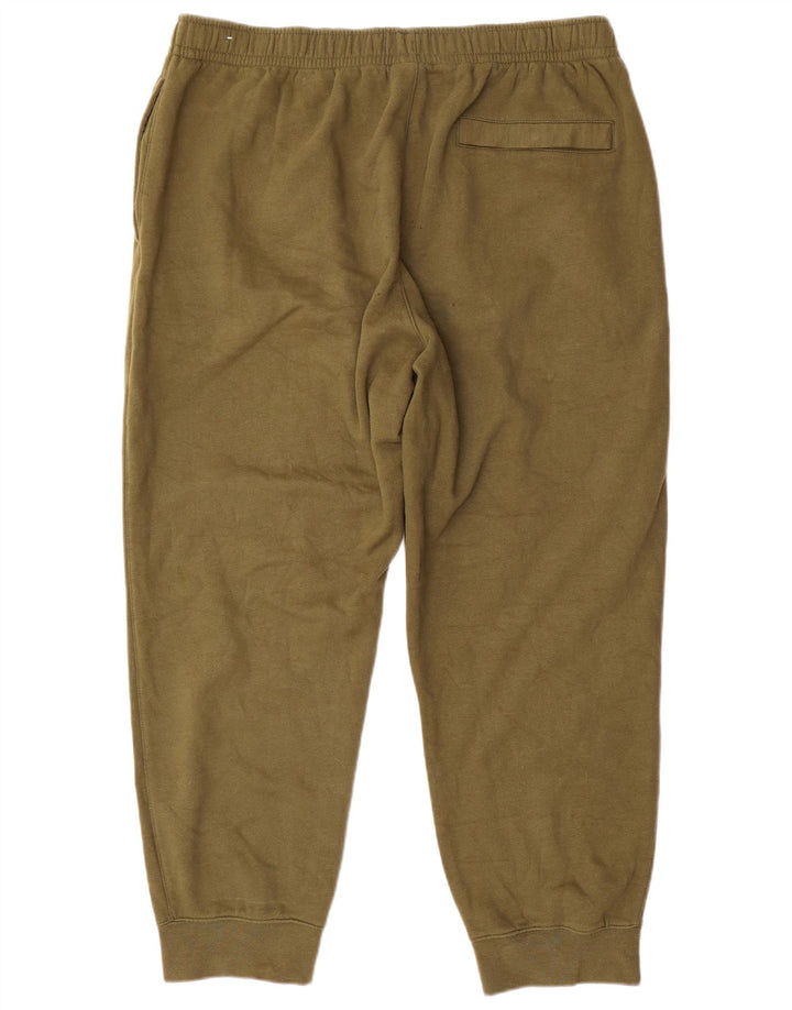 Nike Mens Tracksuit Trousers Joggers 2XL Khaki Cotton
