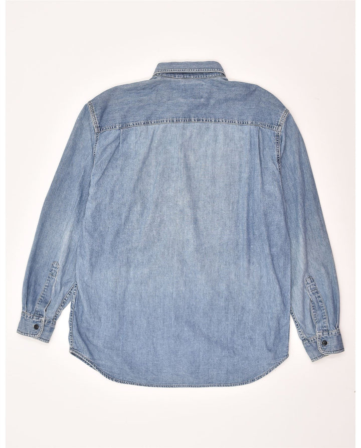 NAUTICA Mens Denim Shirt Medium Blue Cotton Vintage Nautica and Second-Hand Nautica from Messina Hembry 
