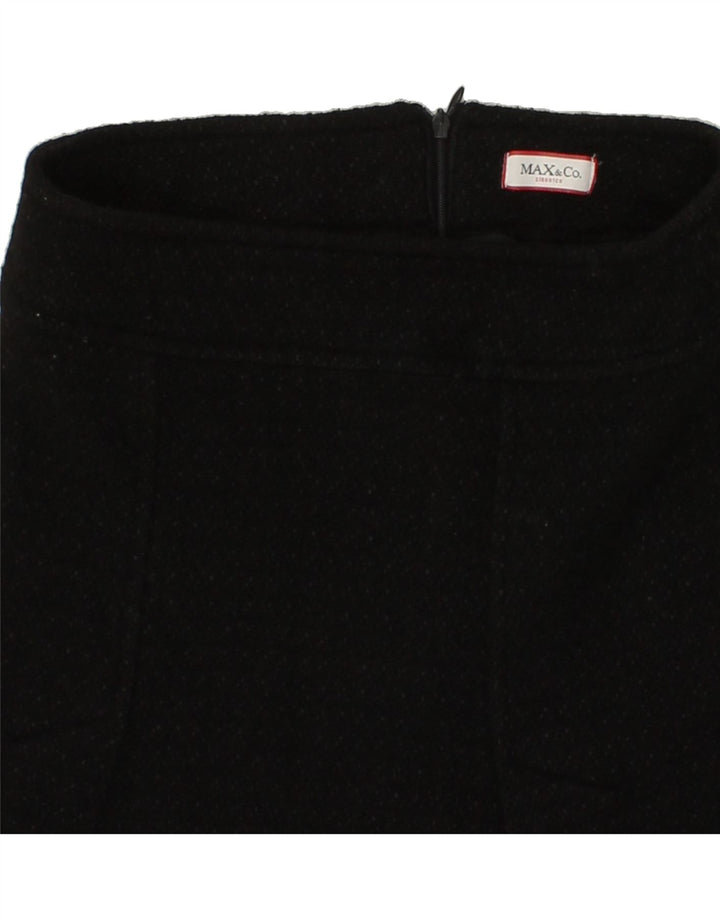 MAX & CO. Womens Mini Skirt W28 Medium  Black Vintage Max & Co. and Second-Hand Max & Co. from Messina Hembry 