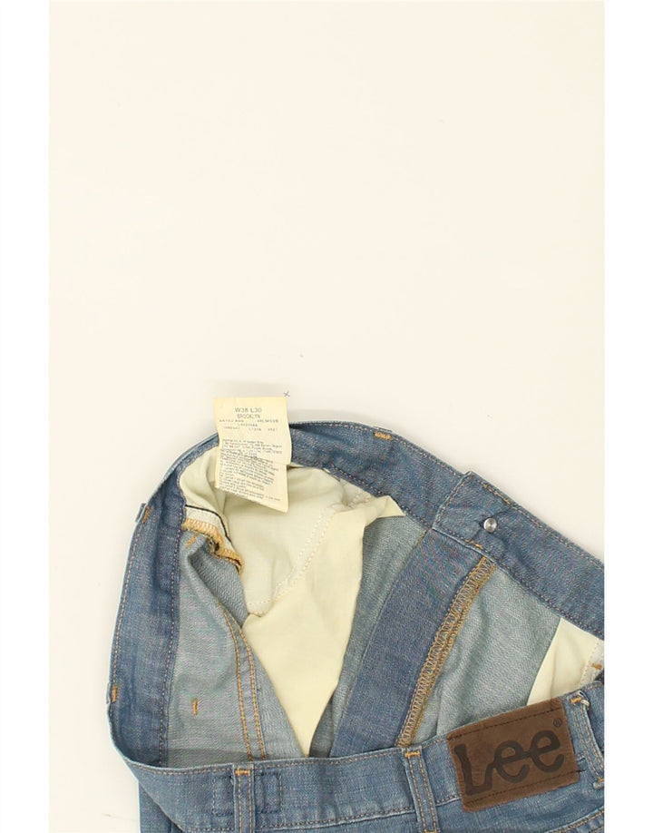 LEE Mens Brooklyn Straight Jeans W38 L25  Blue Cotton | Vintage Lee | Thrift | Second-Hand Lee | Used Clothing | Messina Hembry 