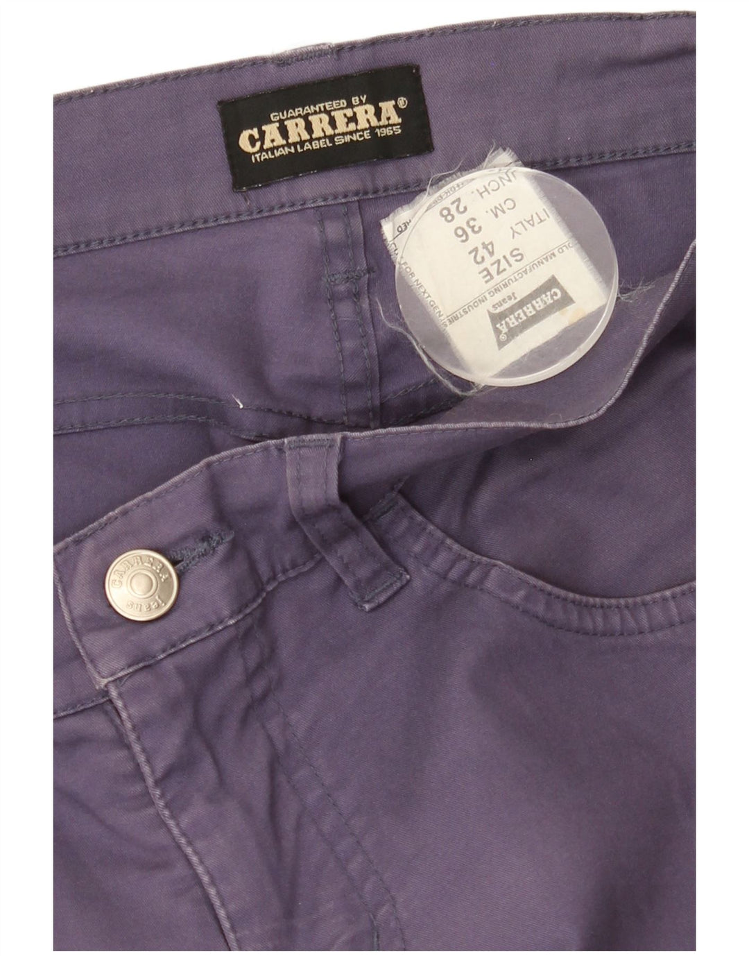CARRERA Womens Bootcut Jeans W28 L30 Purple Cotton