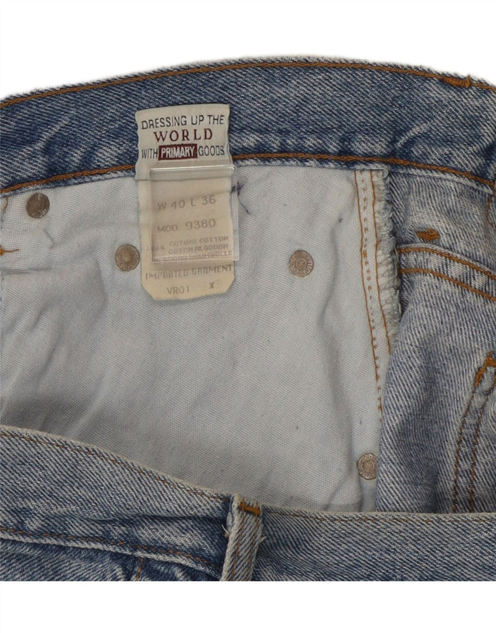 Rifle Mens Straight Jeans W40 L30 Blue Cotton